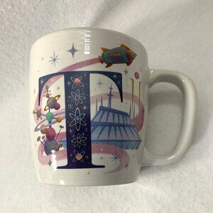 Disney Parks ABC Collection Coffee Mug Letter T is for Tomorrowland NWT